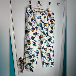 Soft surroundings perfect ponte violetta pull on straight let pants cropped pant